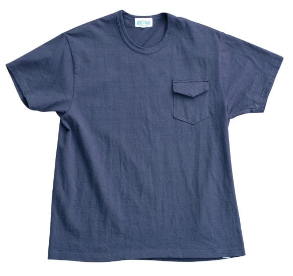 The Rite Stuff Loopwheel Pocket T-shirt - Navy