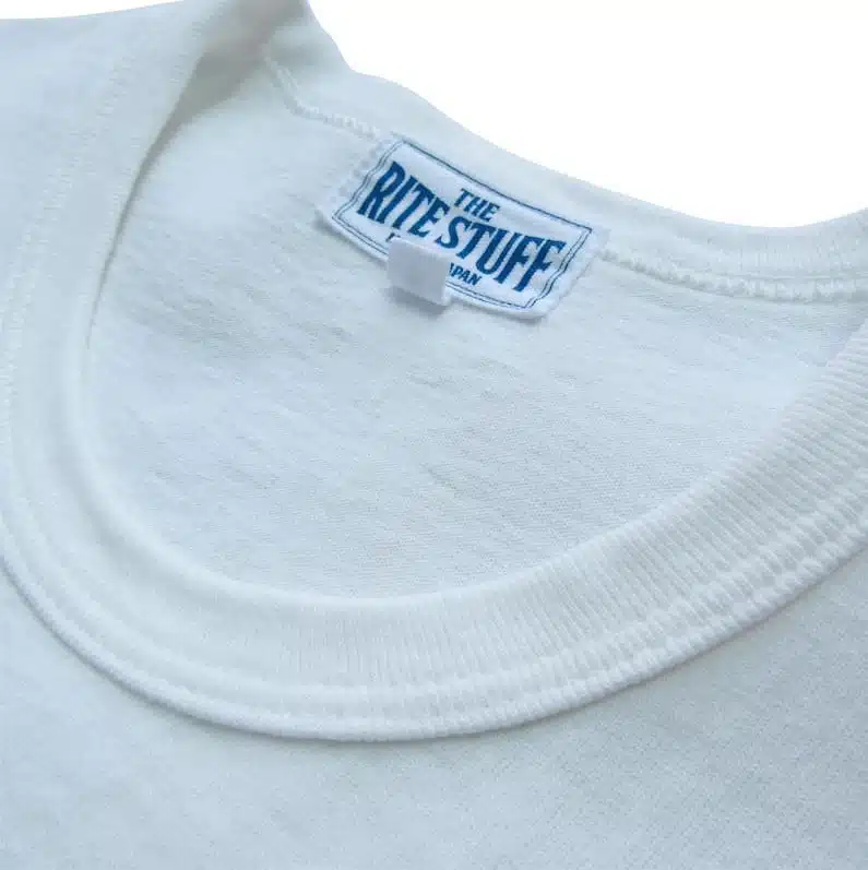 The Rite Stuff Loopwheel Pocket T-shirt - White