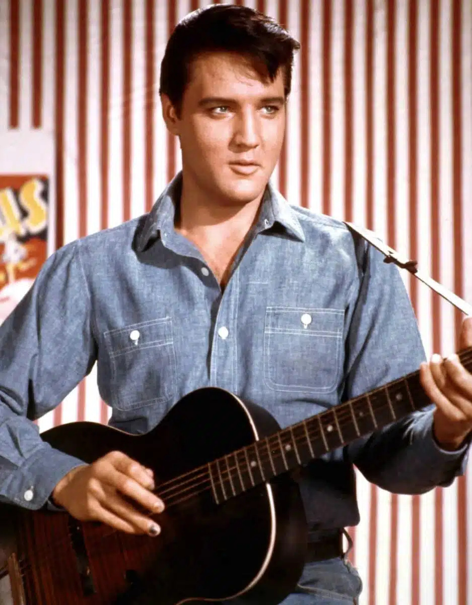 Elvis was a regular wearer of chambray work shirts