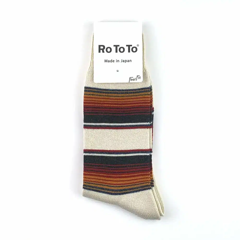 RoToTo Baja Cali Socks - Ivory