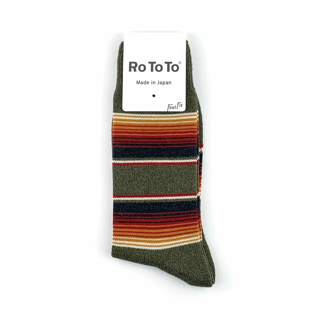 RoToTo Baja Cali Socks - Olive Drab