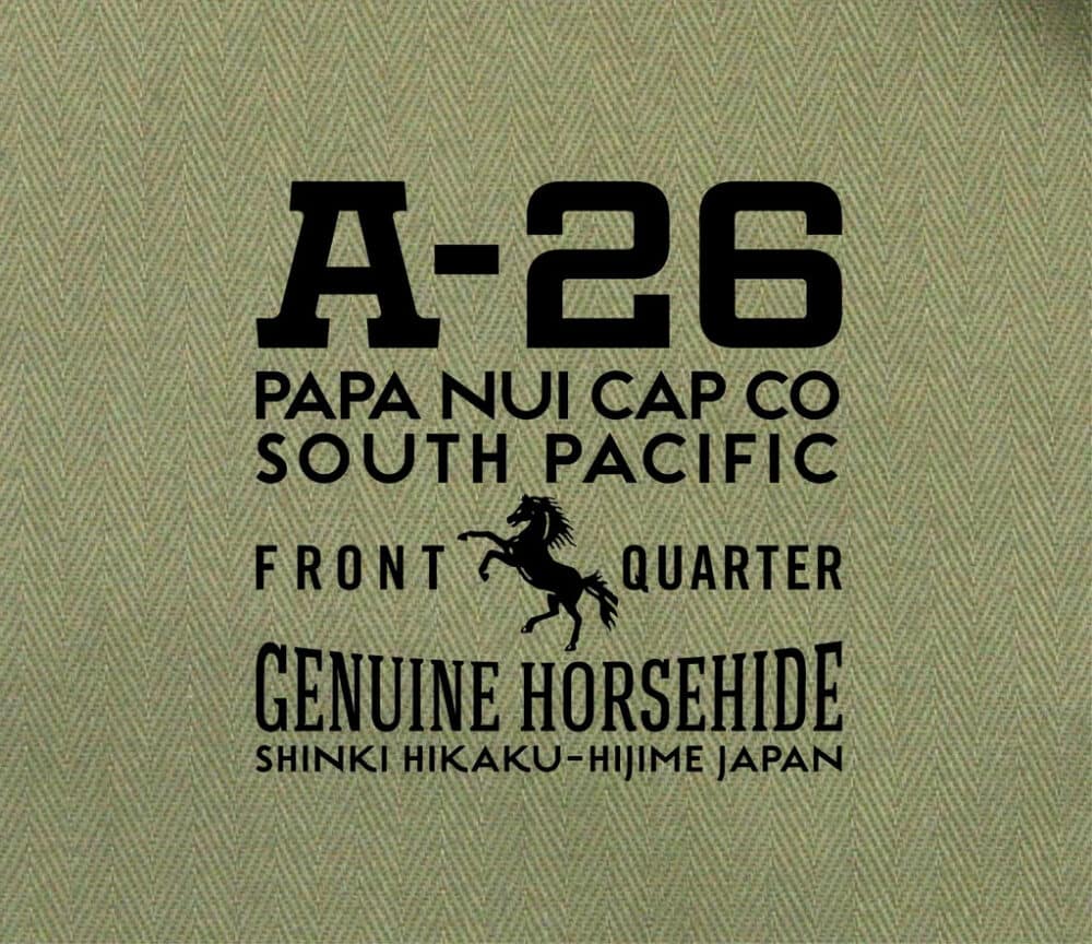Papa Nui A-26 Shinki Horse Hide Cap