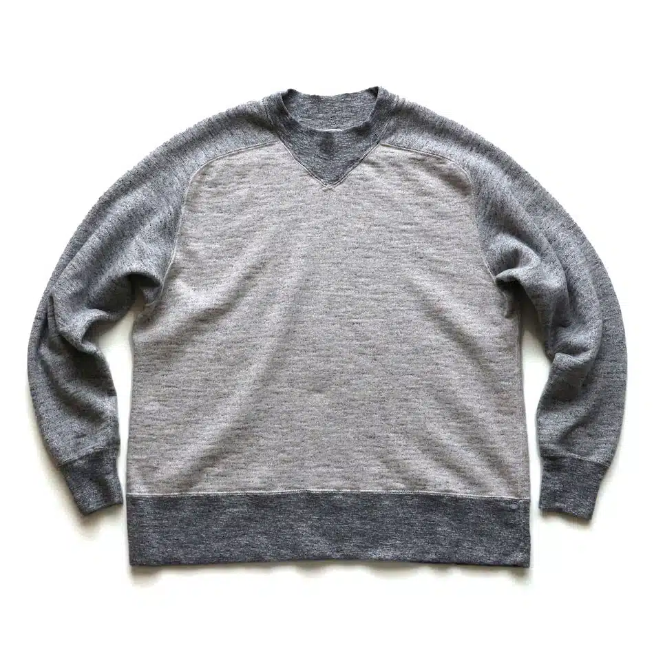 Loop & Weft Vintage Slub Cotton 1930s Raglan Sweatshirt