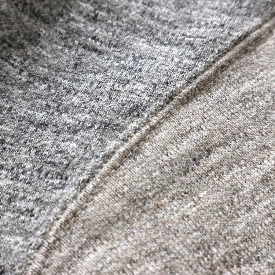 Two tone cotton slub fabric