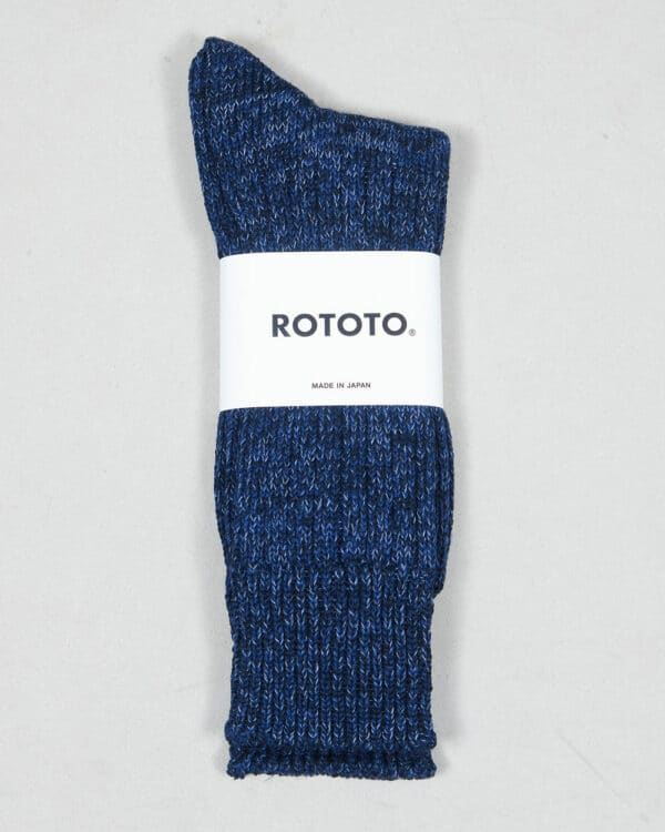 RoToTo Denim Tone Crew Socks