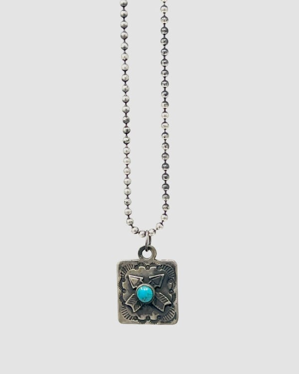Red Rabbit Trading Co. Arrow Turquoise Dog Tag