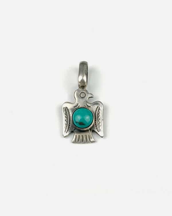 Red Rabbit Trading Co. Lil' Turquoise Bird Charm