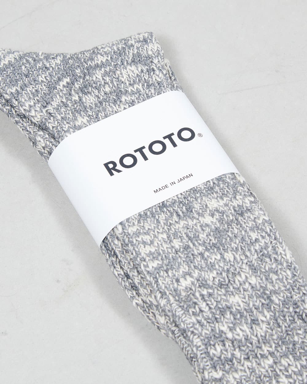 RoToTo Low Gauge Slub Crew Socks