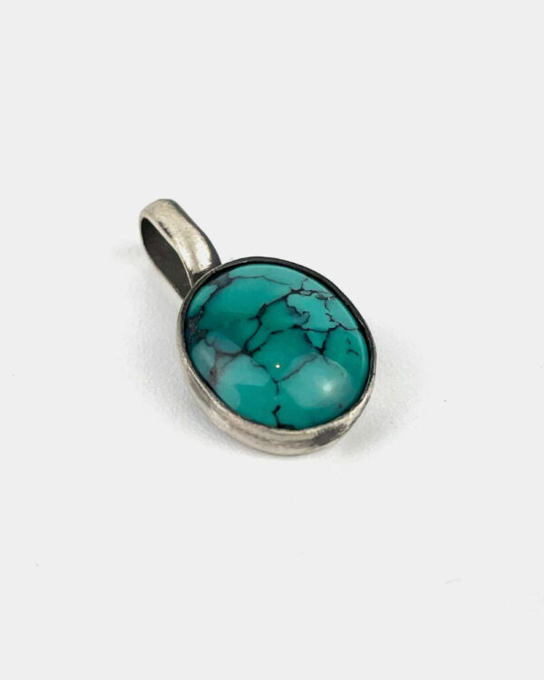 Red Rabbit Trading Co. Turquoise Oval Charm