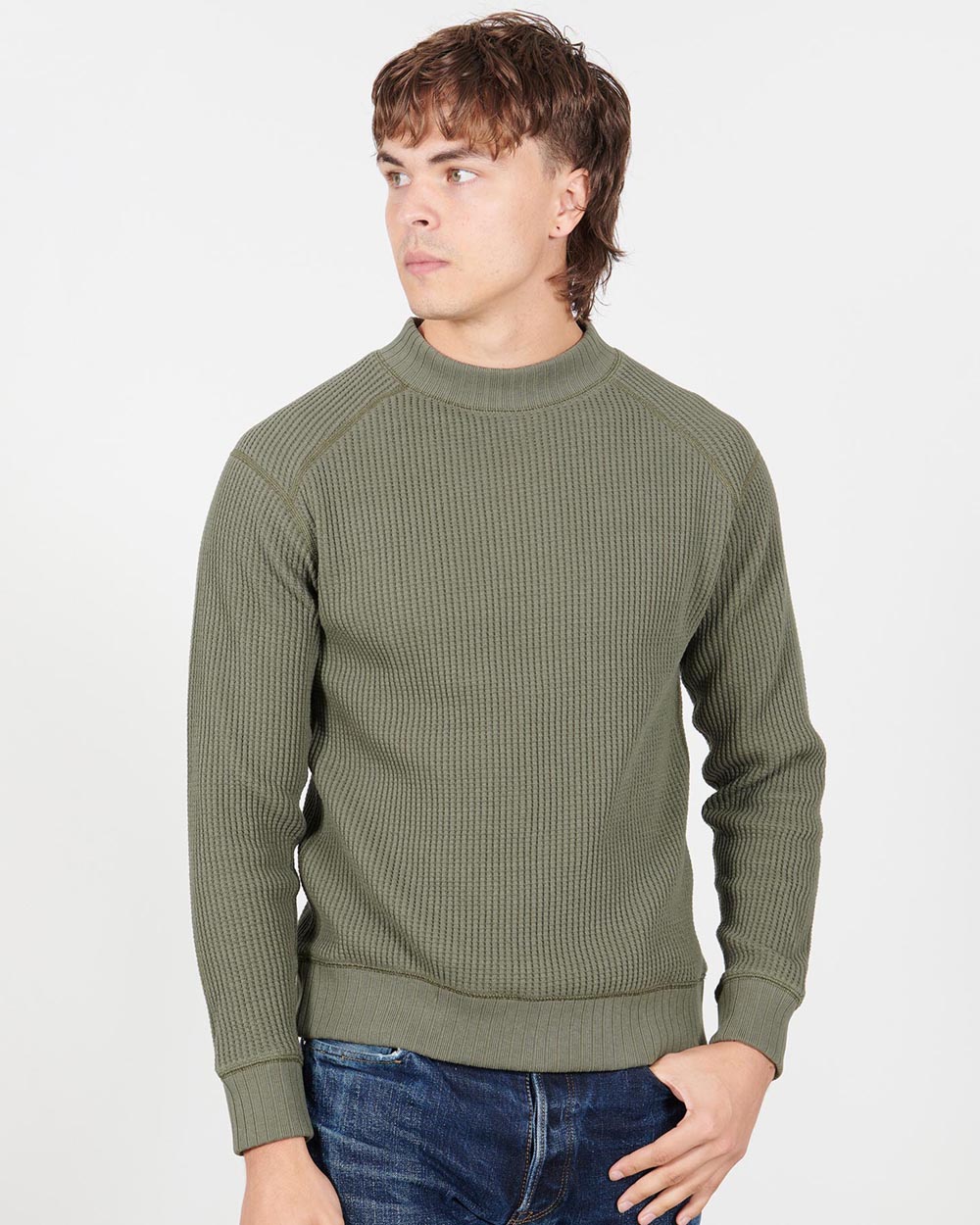 Jackman Waffle Midneck - Dark Clover · Those That Know