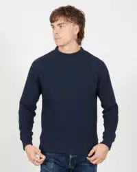 Jackman Waffle Midneck - Dark Navy — Those That Know