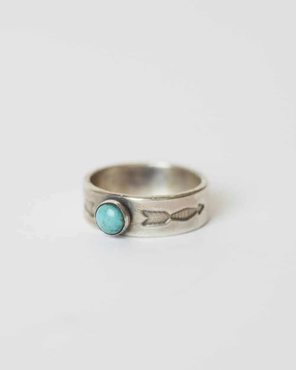 Red Rabbit Trading Co. Arrow Ring Turquoise