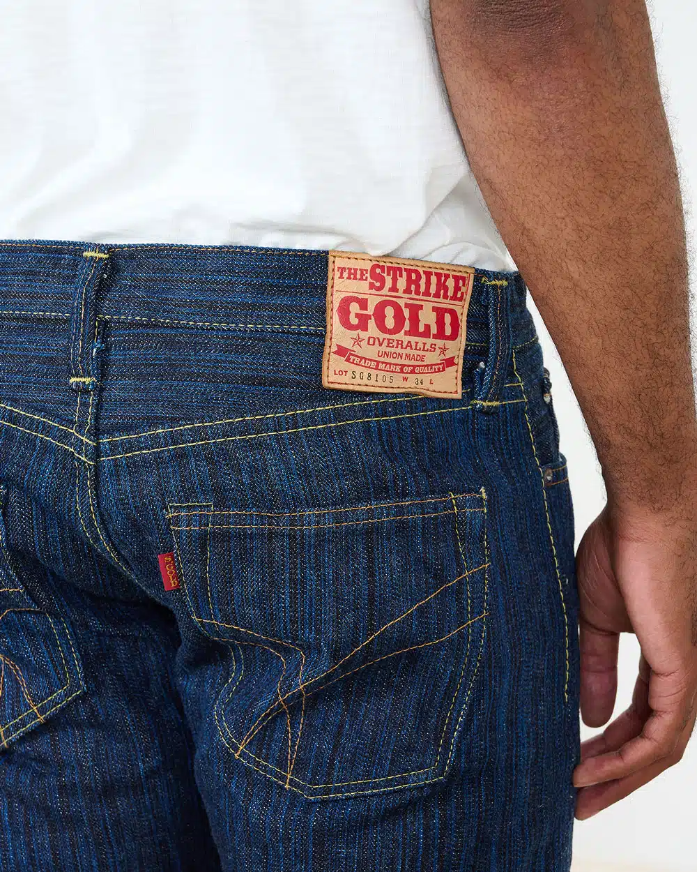 The Strike Gold SG8105 15oz Right Hand Weave Stylish Straight Jeans