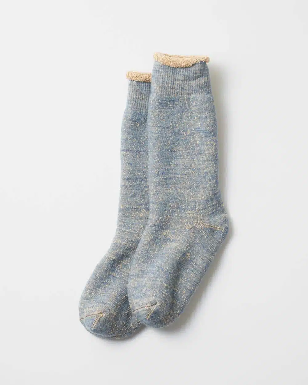 RoToTo Double Face Socks - Blue/Brown