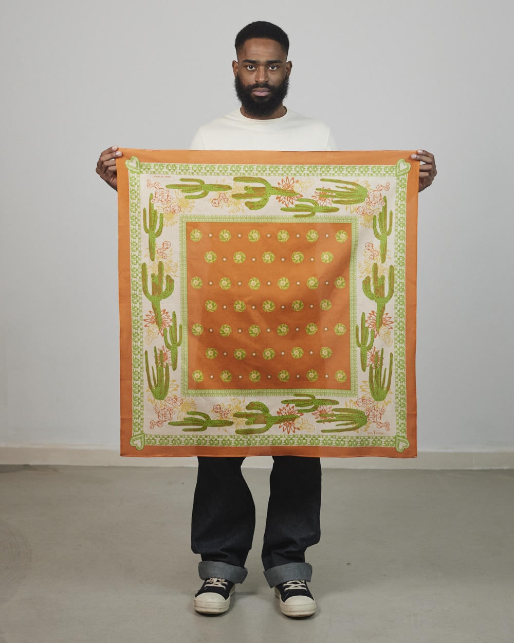 One Ear Brand Hikuri Bandanna Poppy · Those That Know