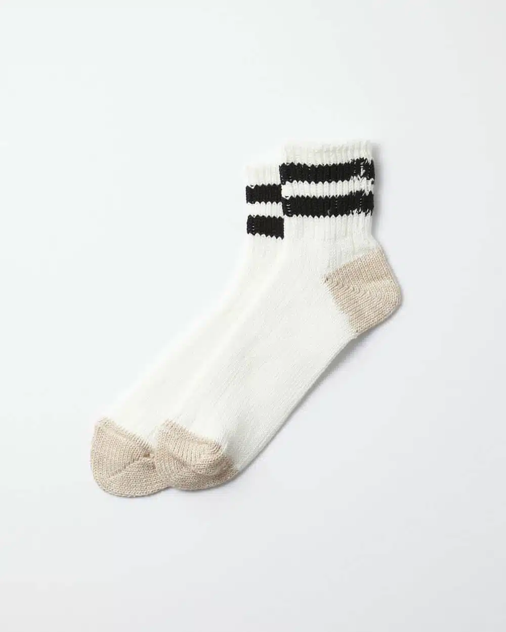 RoToTo OS Ribbed Ankle Socks - Black