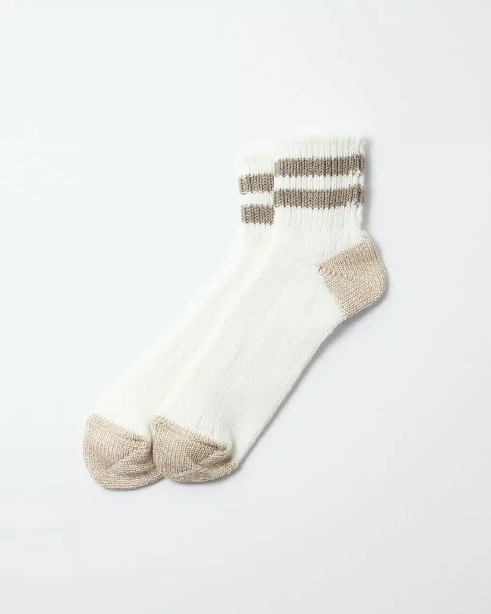 RoToTo OS Ribbed Ankle Socks - Grey