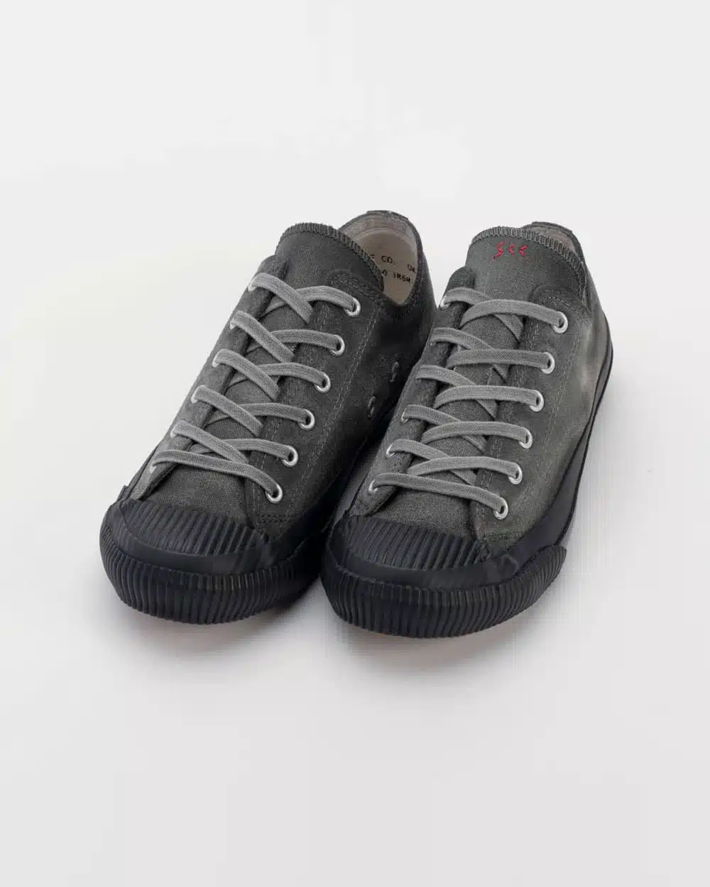 PRAS Shellcap Low Sneakers - Sumi Hand Dyed
