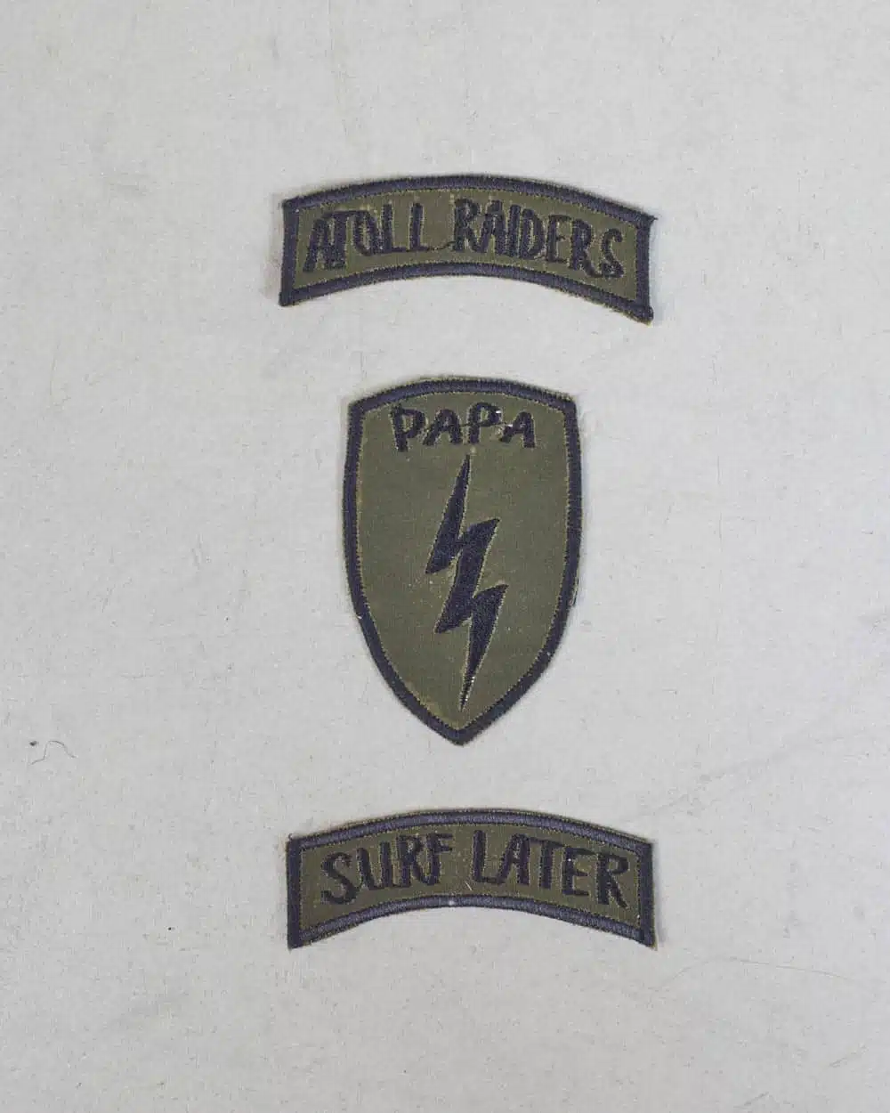 Papa Nui Atoll Raiders Surf Later Patch Set