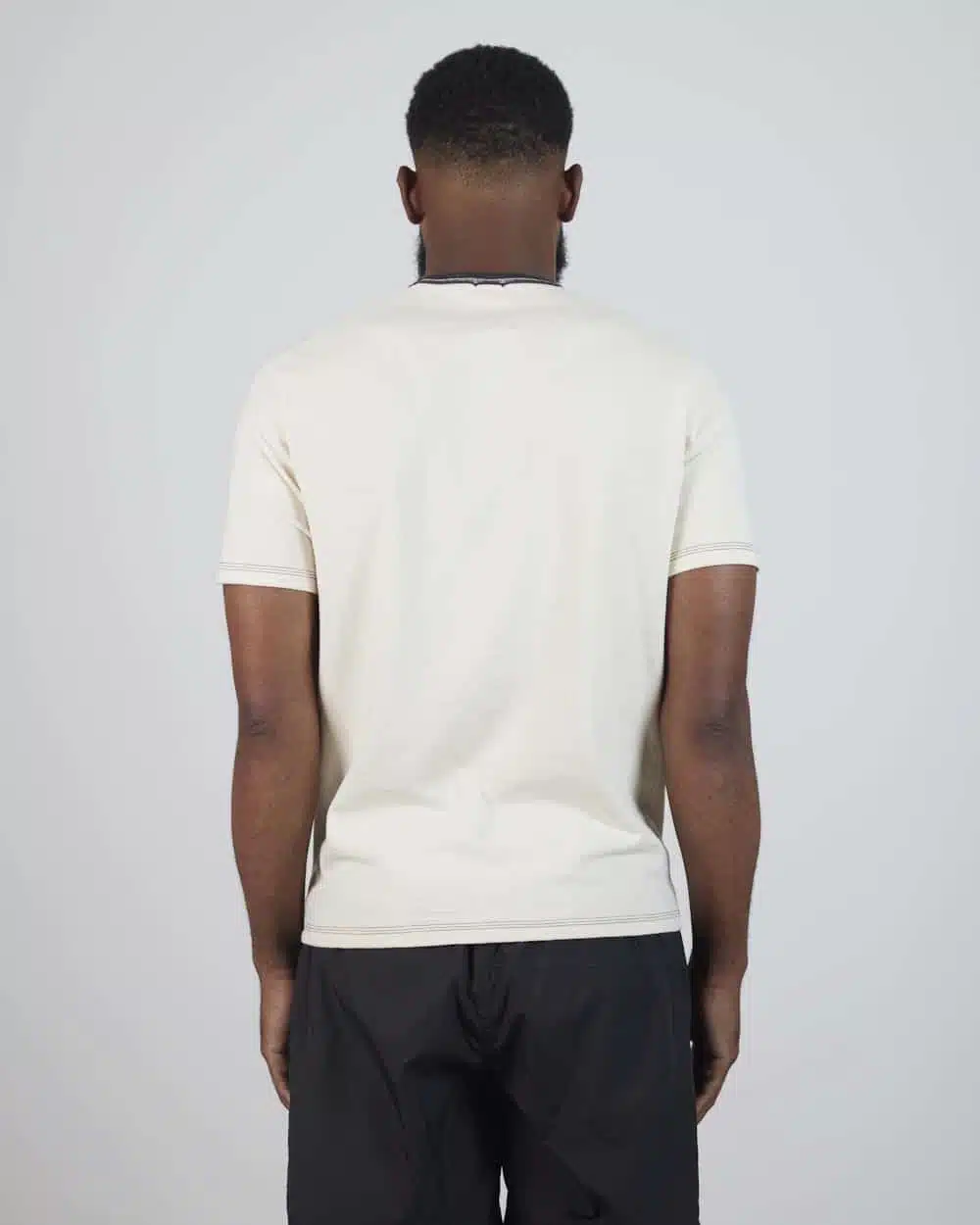 Loop & Weft Recycled SS Crewneck - Ivory 2Tone