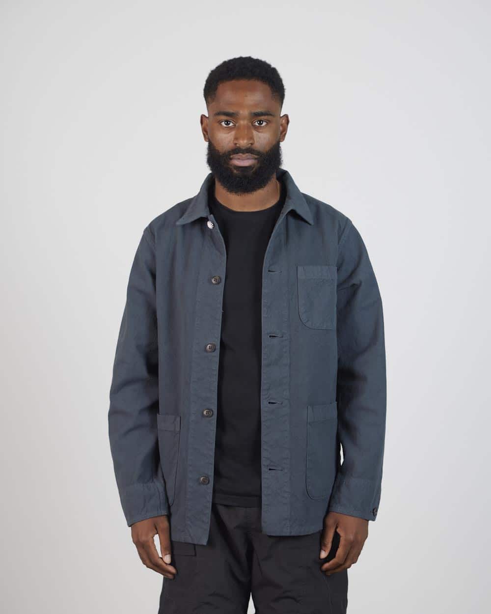 Seuvas Takeyari Canvas Coverall - Charcoal · Those That Know