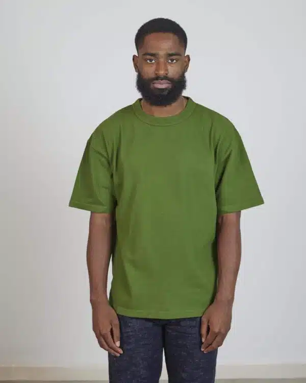 Sunflower Label Surfer T-Shirt - Drab Olive