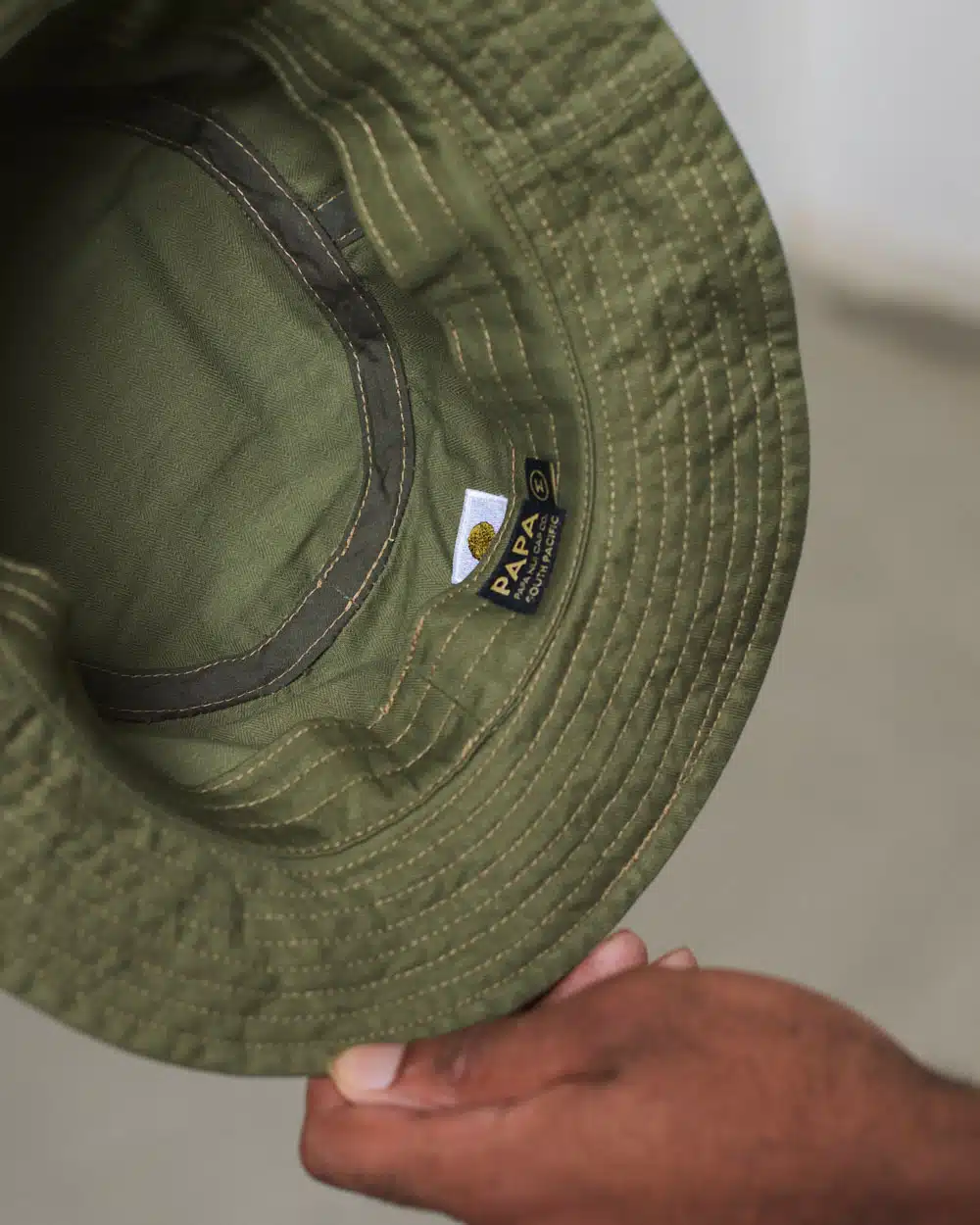 Papa Nui x AWMS Correspondents Hat - Olive