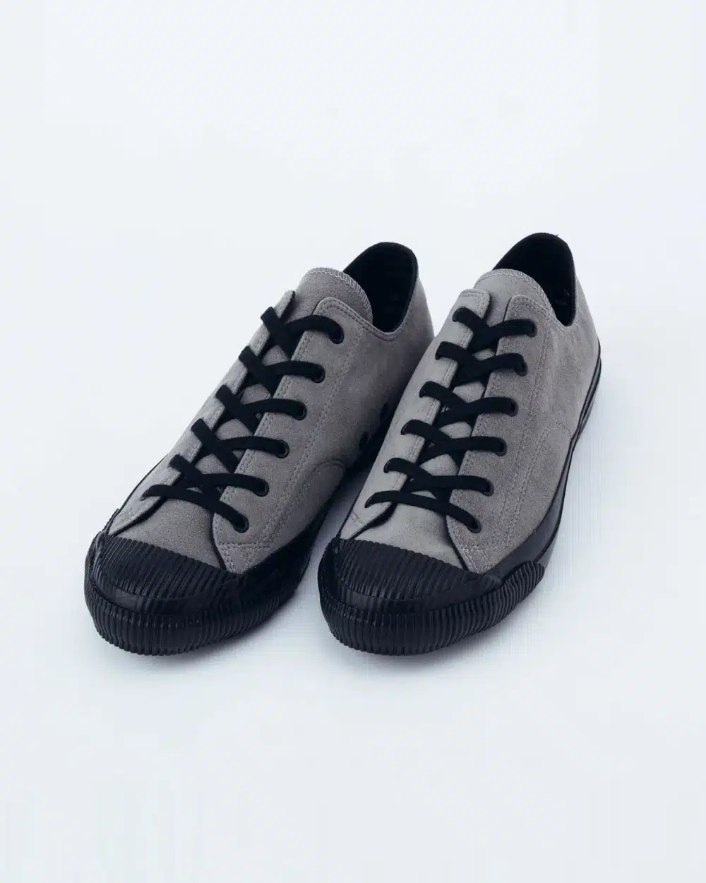 PRAS Shellcap Low Sneakers - Grey Vegan Suede/Black