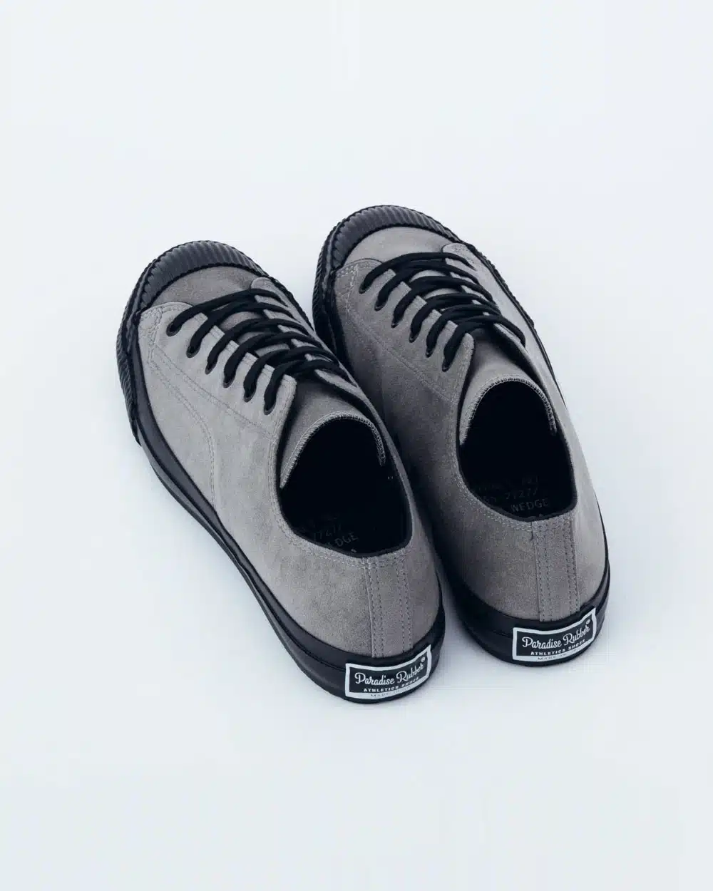PRAS Shellcap Low Sneakers - Grey Vegan Suede/Black