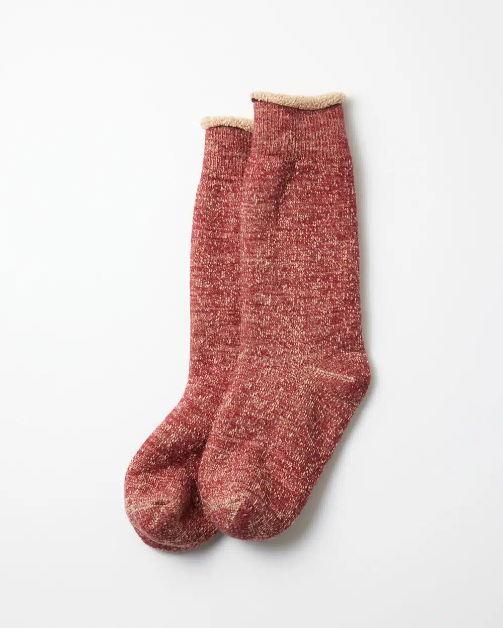 RoToTo Double Face Socks - Dark Red/Brown