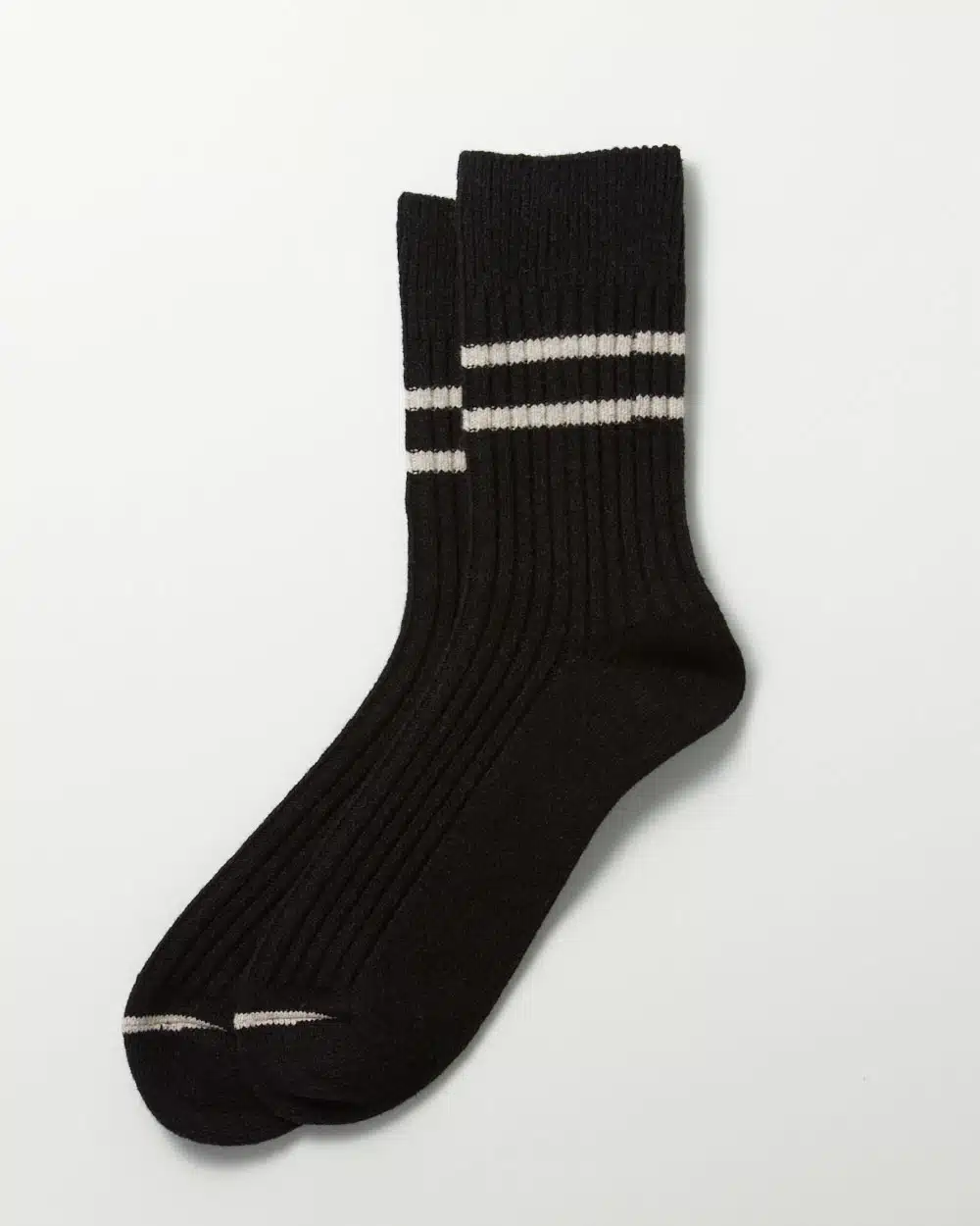Recycled Cotton Wool Daily 3 Pack Socks - Black/Gray