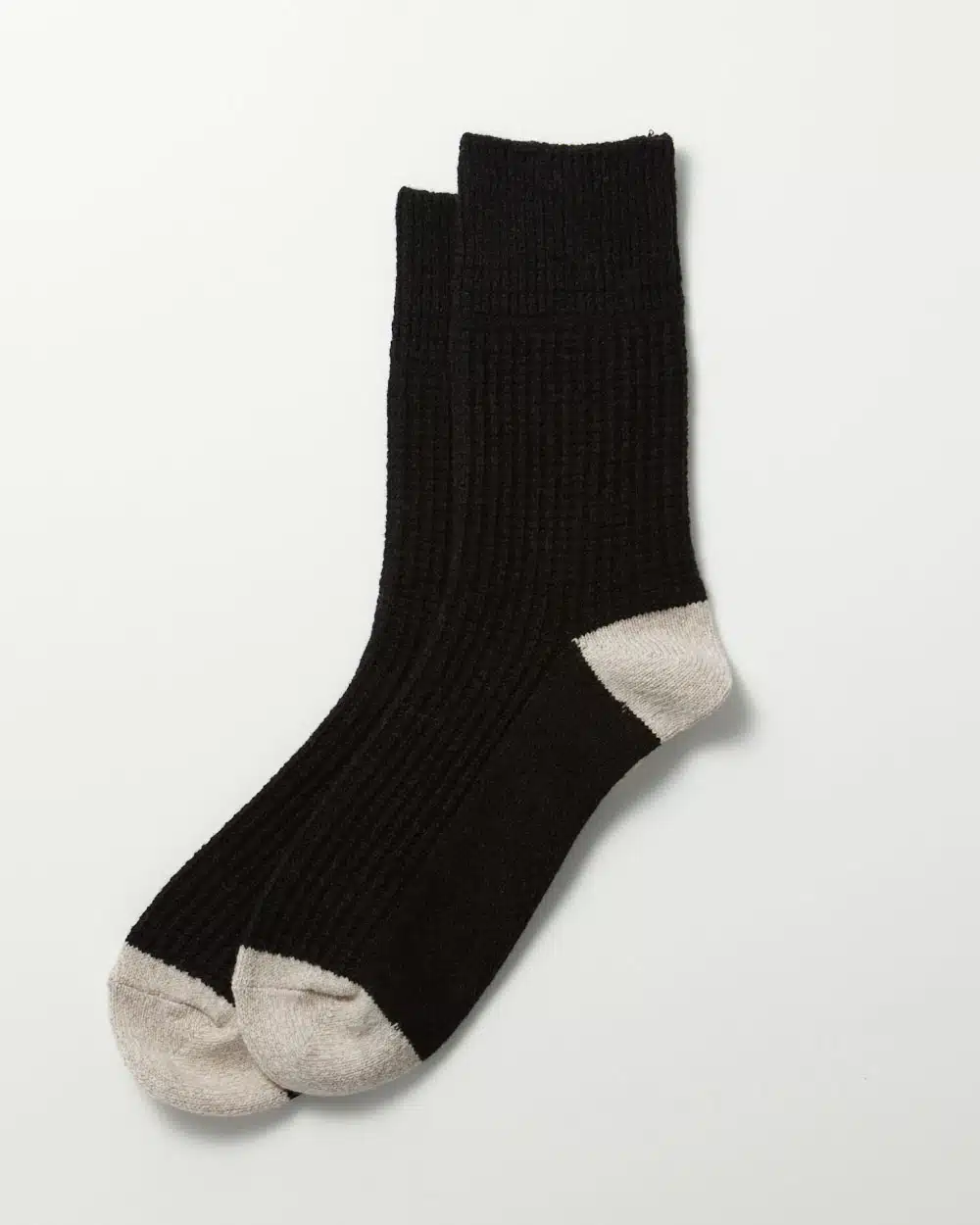 Recycled Cotton Wool Daily 3 Pack Socks - Black/Gray