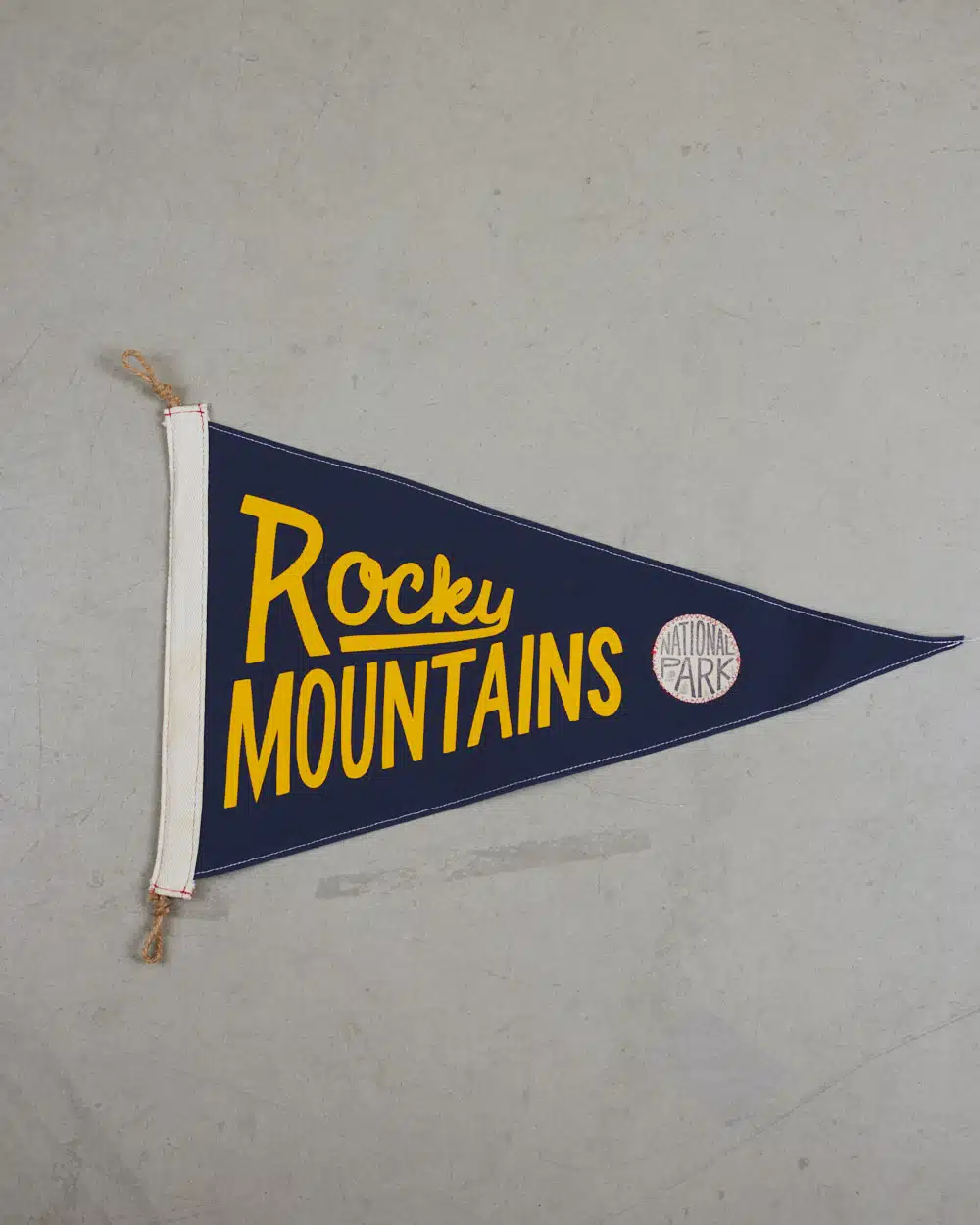 Slightly Choppy Rocky Mountains Flag
