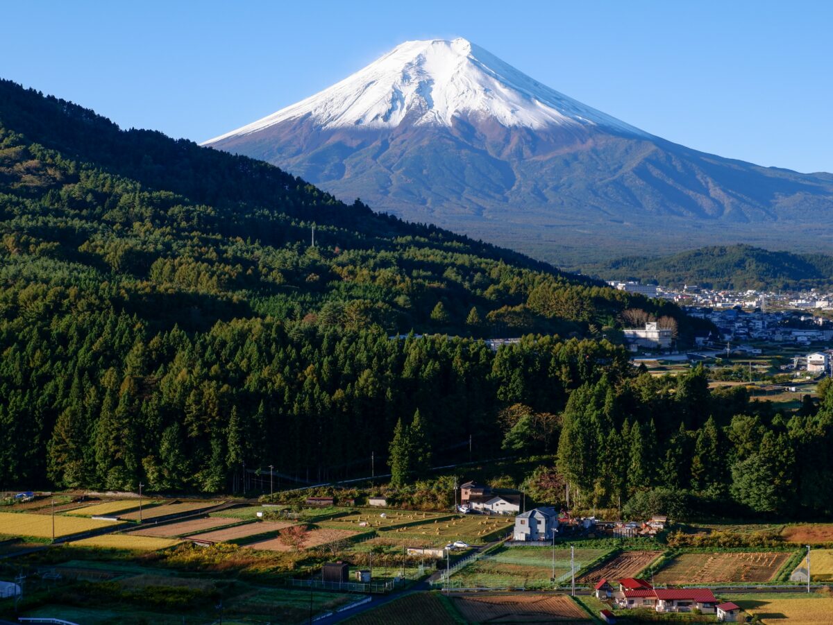 Mt. Fuji in Yamanashi Prefecture