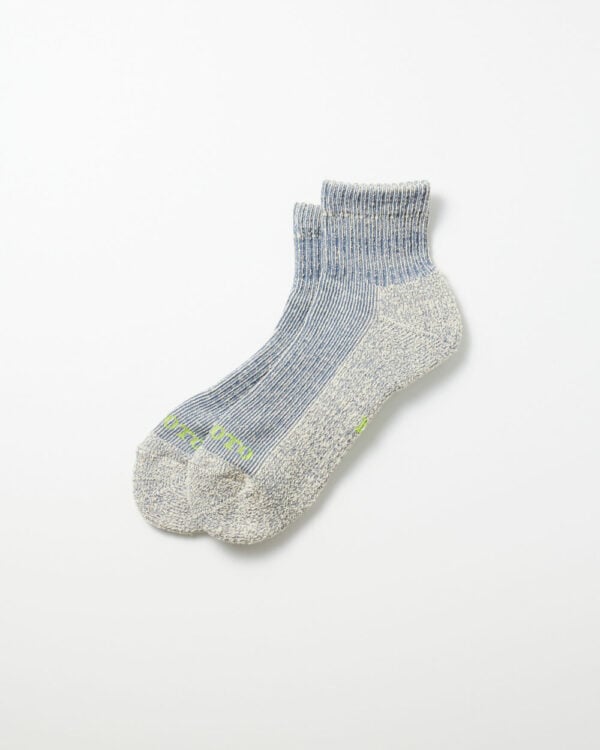 RoToTo Hemp/Organic Cotton Pile Sock - Blue