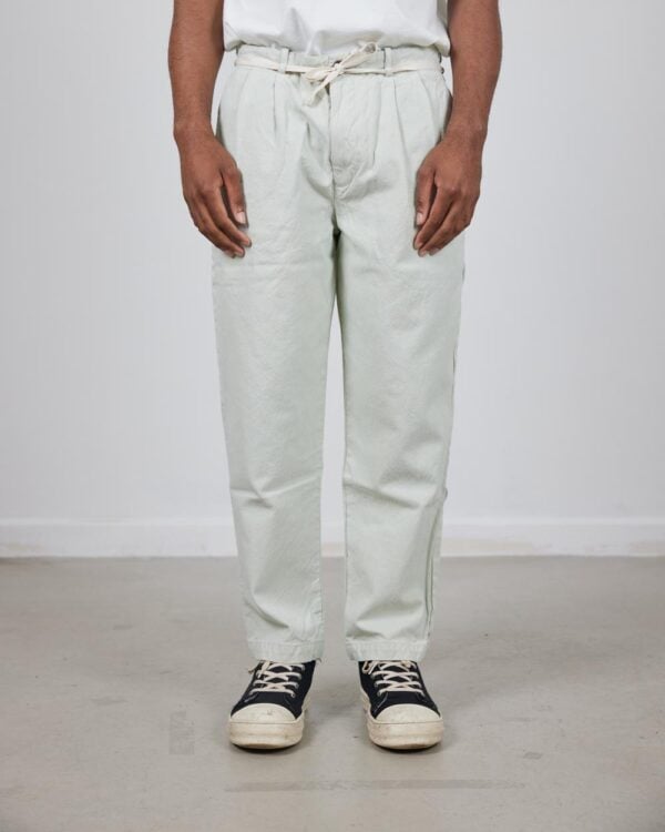 Seuvas 10oz Canvas 2 Tuck Pants - Matcha