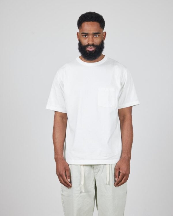 Seuvas Cotton Crewneck T-Shirt - Natural