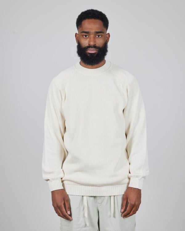 Seuvas Cotton Raglan Sweater - Natural
