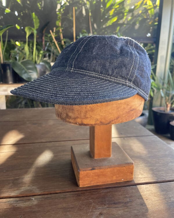 Papa Nui Indigo A-3 Denim Cap